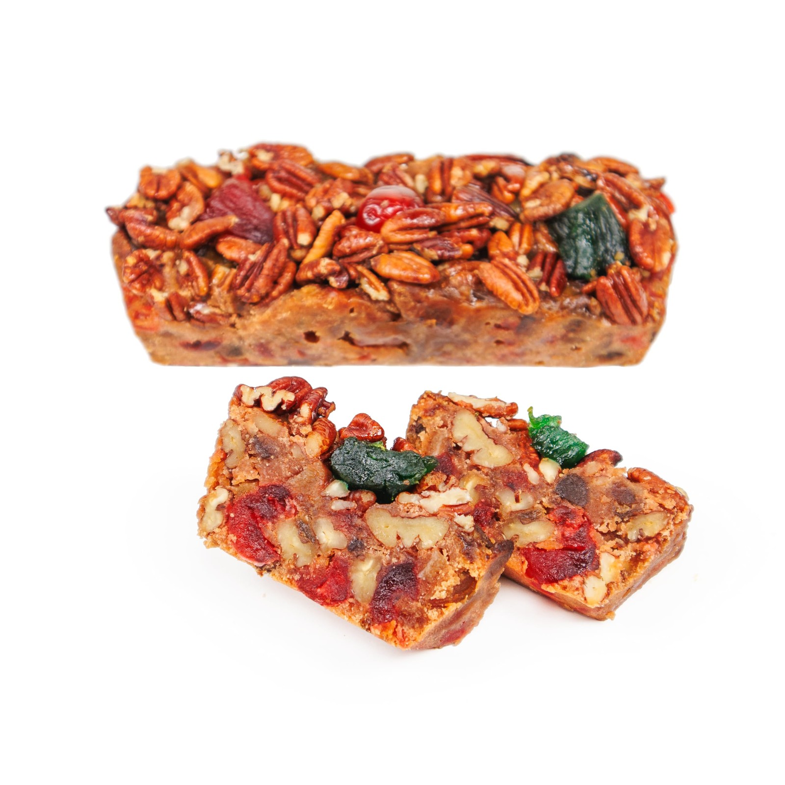 Fruitcake – DeLuxe Loaf 2 Pack (14 oz each) – Handmade with Pecans, Pineapple…