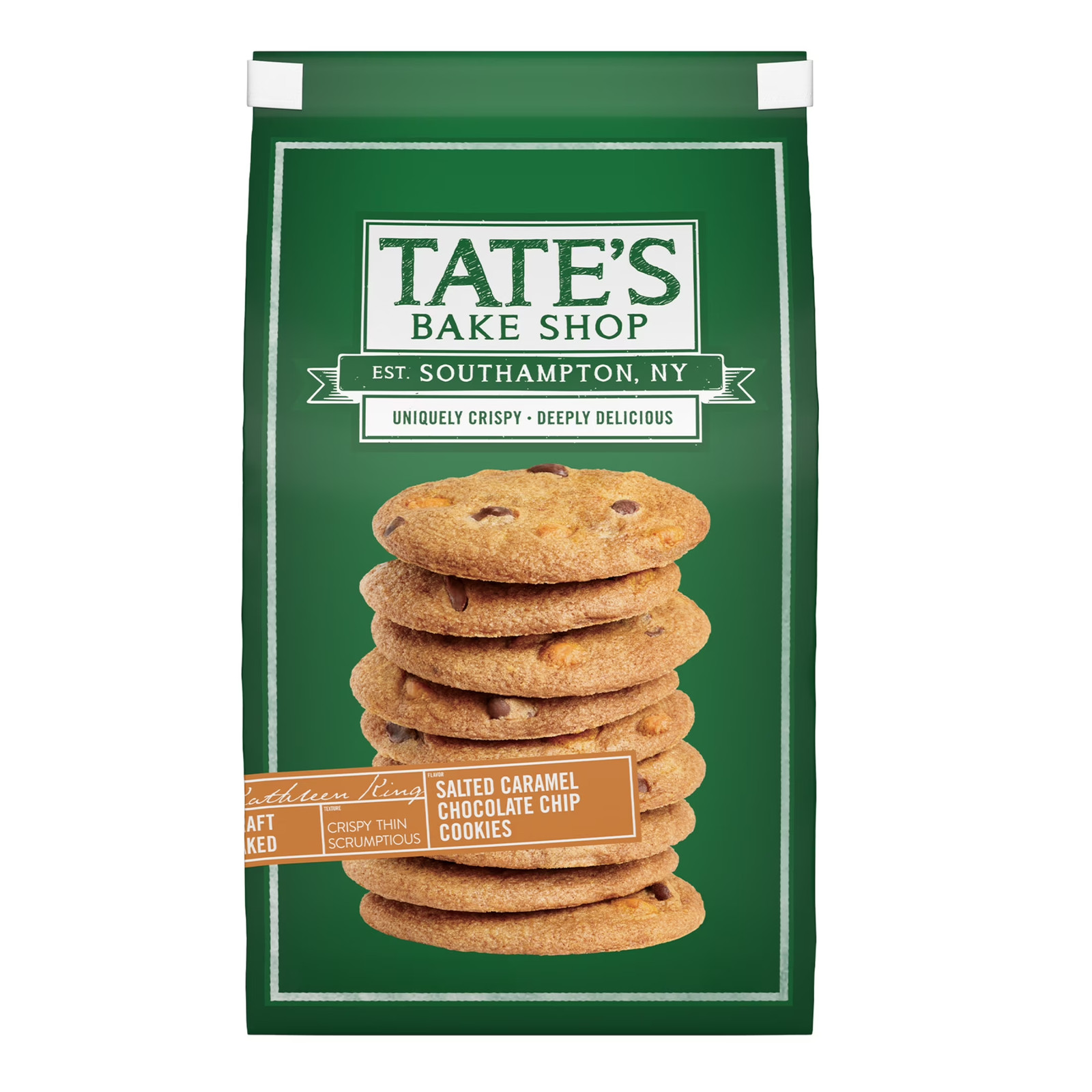 Crispy Chocolate Chip Cookies Salted Caramel 3 Pack 6.5 oz Snack Bags