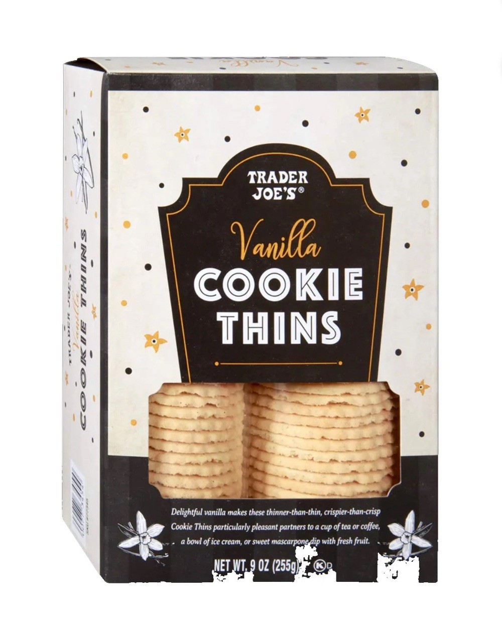 3 🤎 Boxes Trader Joe’s Vanilla Cookie Thins 9oz Each Box