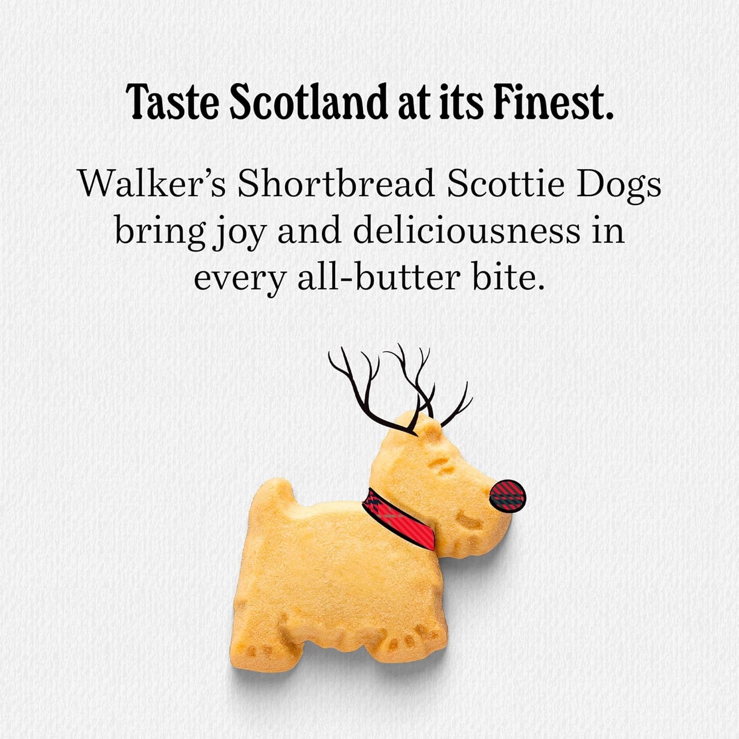 Artisanal Pure Butter Shortbread Scottie Dogs, 6 Boxes