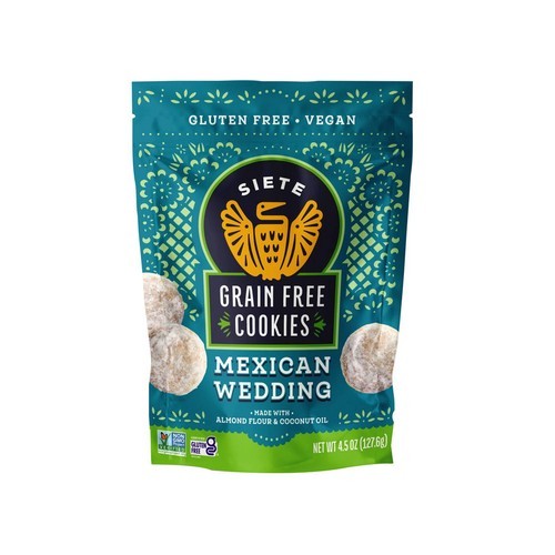 Mexican Wedding Cookies 4.5 Oz (Case Of 10) by Siete