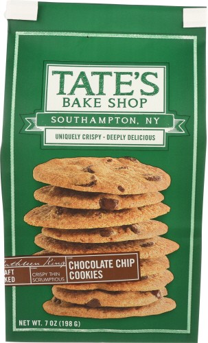 Tate?s Bake Shop Chocolate Chip Cookies Thin & Crispy Treats, 7oz Bag Pack 6