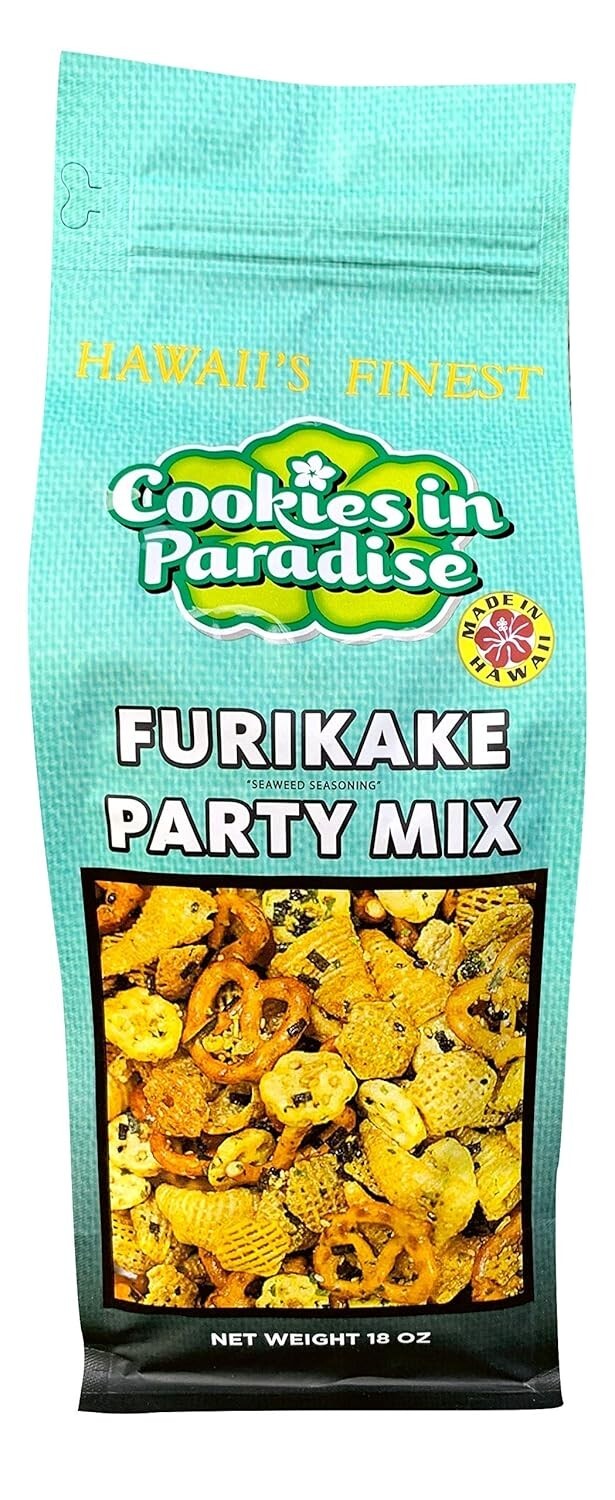 Hawaii Cookies in Paradise Furikake Chex Party Mix 18oz Resealable Bag x1