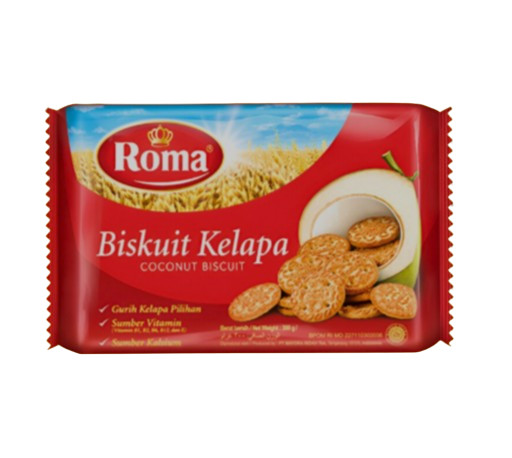 Roma Coconut Biscuit Biskut Kelapa 300 g ( Halal Indonesia Product)