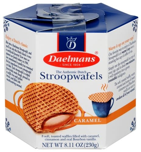 Daelmans Caramel Stroopwafel Wafers 8.1 oz (Pack of 9)