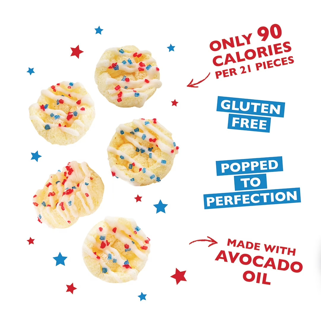 Drizzilicious Birthday Cake Mini Rice Cakes 4 Pack Gluten Free Snack Crisps