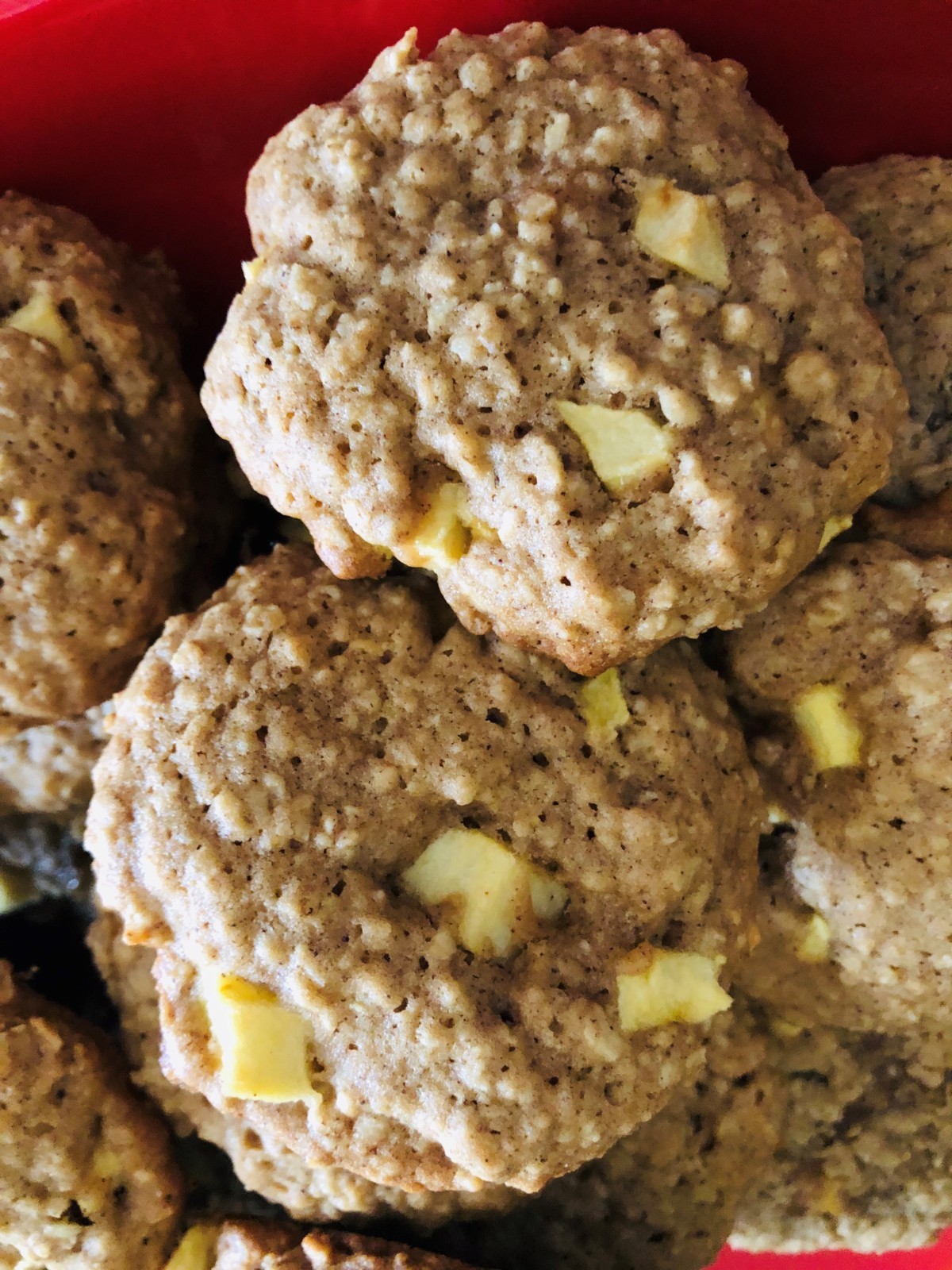 Apple Cinnamon Oatmeal Cookies *Chewy & Delicious * Fall Favorite