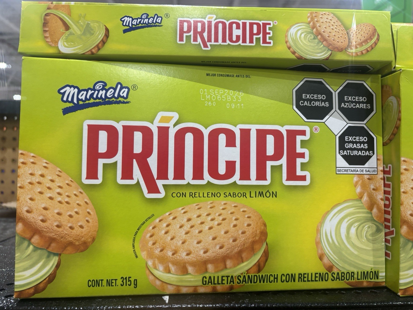 Mexican Cookies Principe Lime Flavor 2 Boxes New In Box Sealed