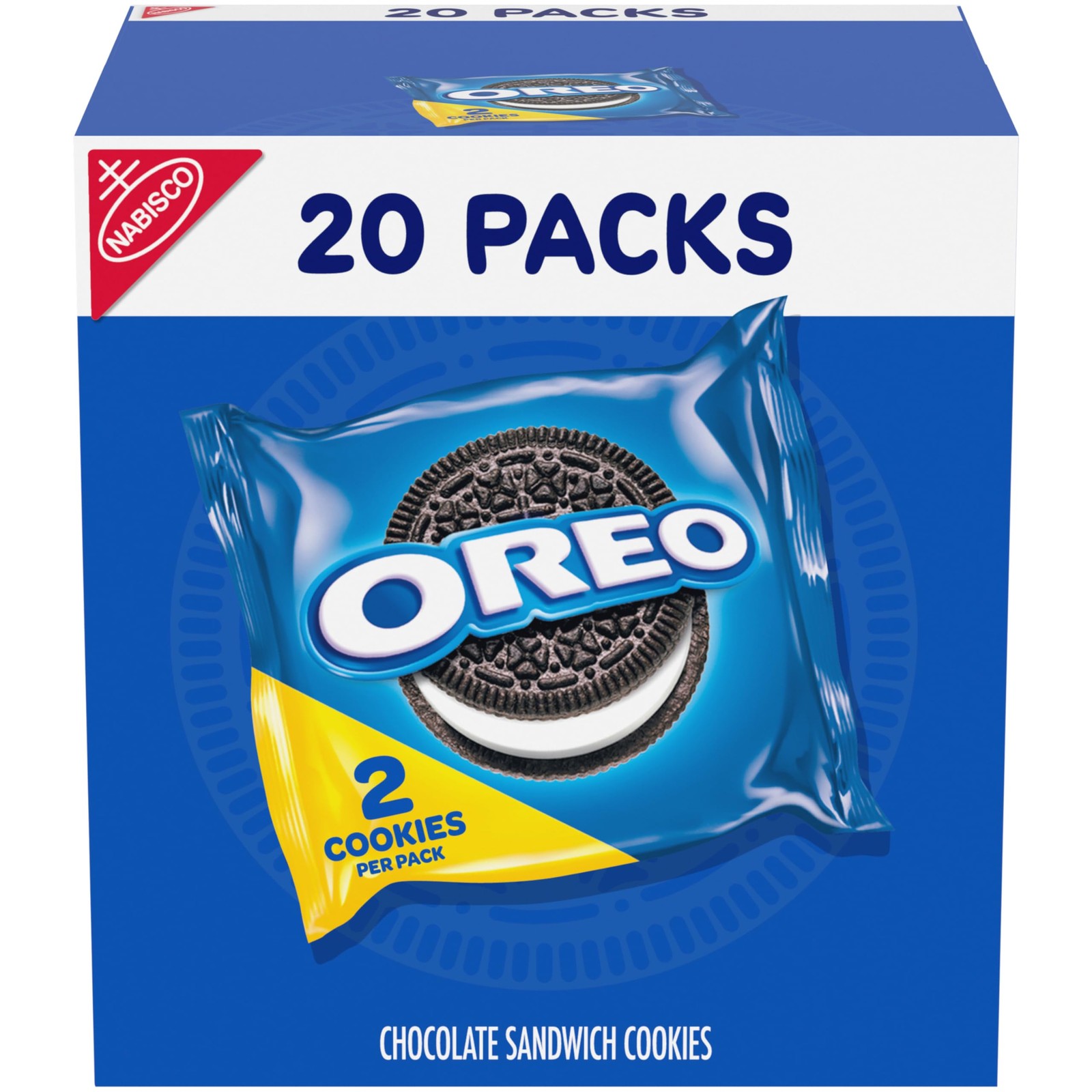 OREO Chocolate Sandwich Cookies, 20 Snack Packs (2 20 Count (Pack of 1)