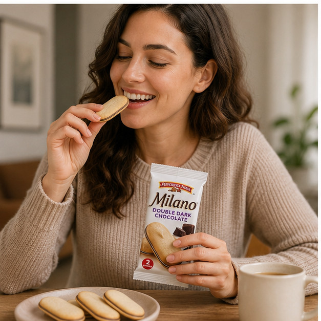 2-Pack Milano Cookies Double Dark Chocolate 0.98oz 30-count Snack