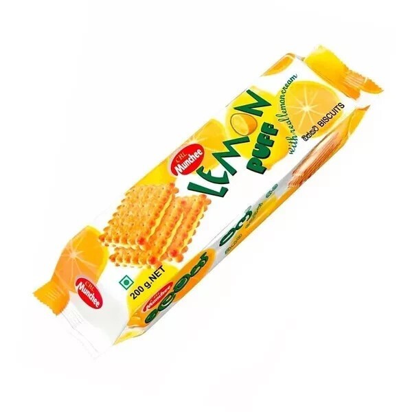 Maliban Lemon Puff Biscuits| 200g packet | Pack of 2|Ceylon Snacks