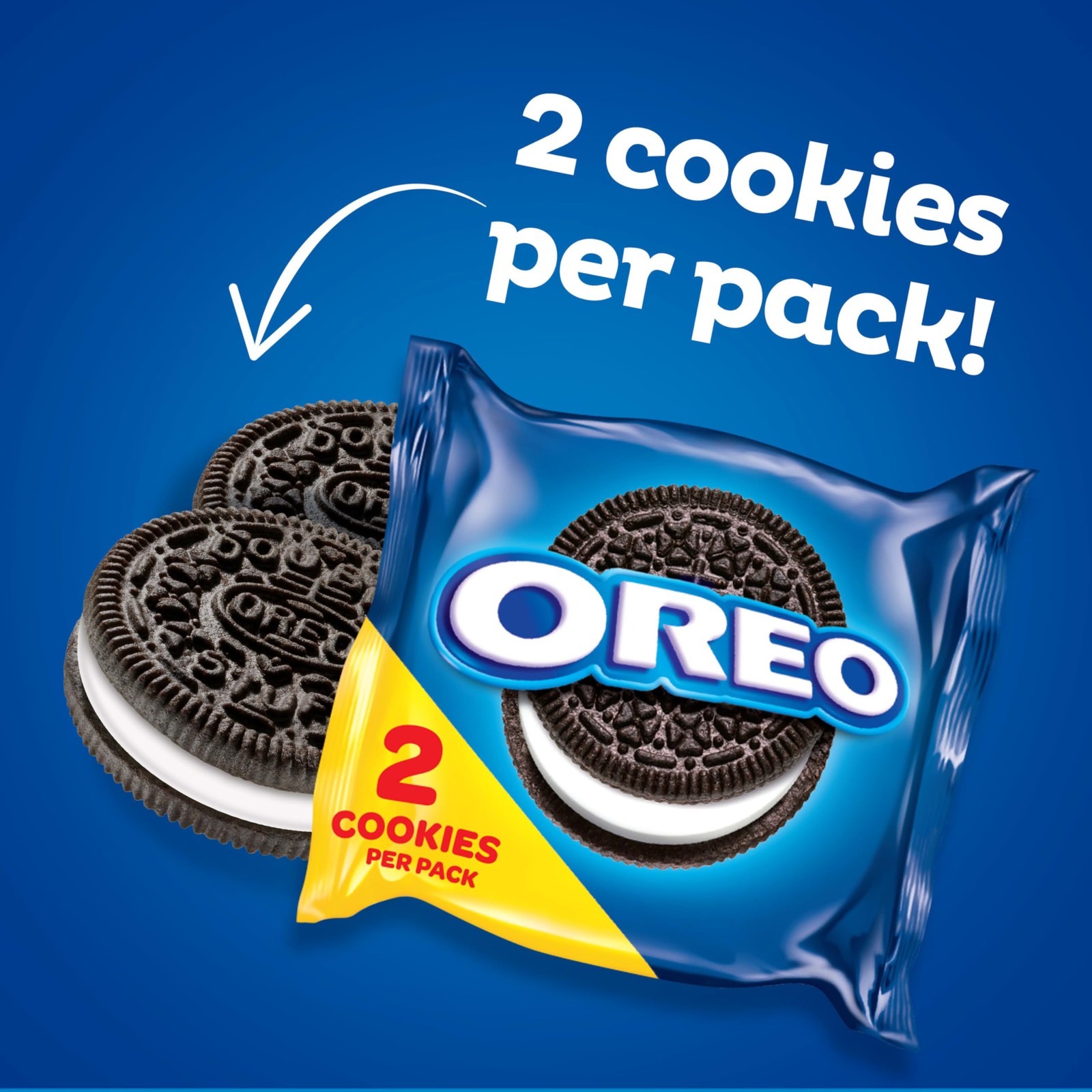 OREO Chocolate Sandwich Cookies, 20 Snack Packs 2 Cookies Per Pack