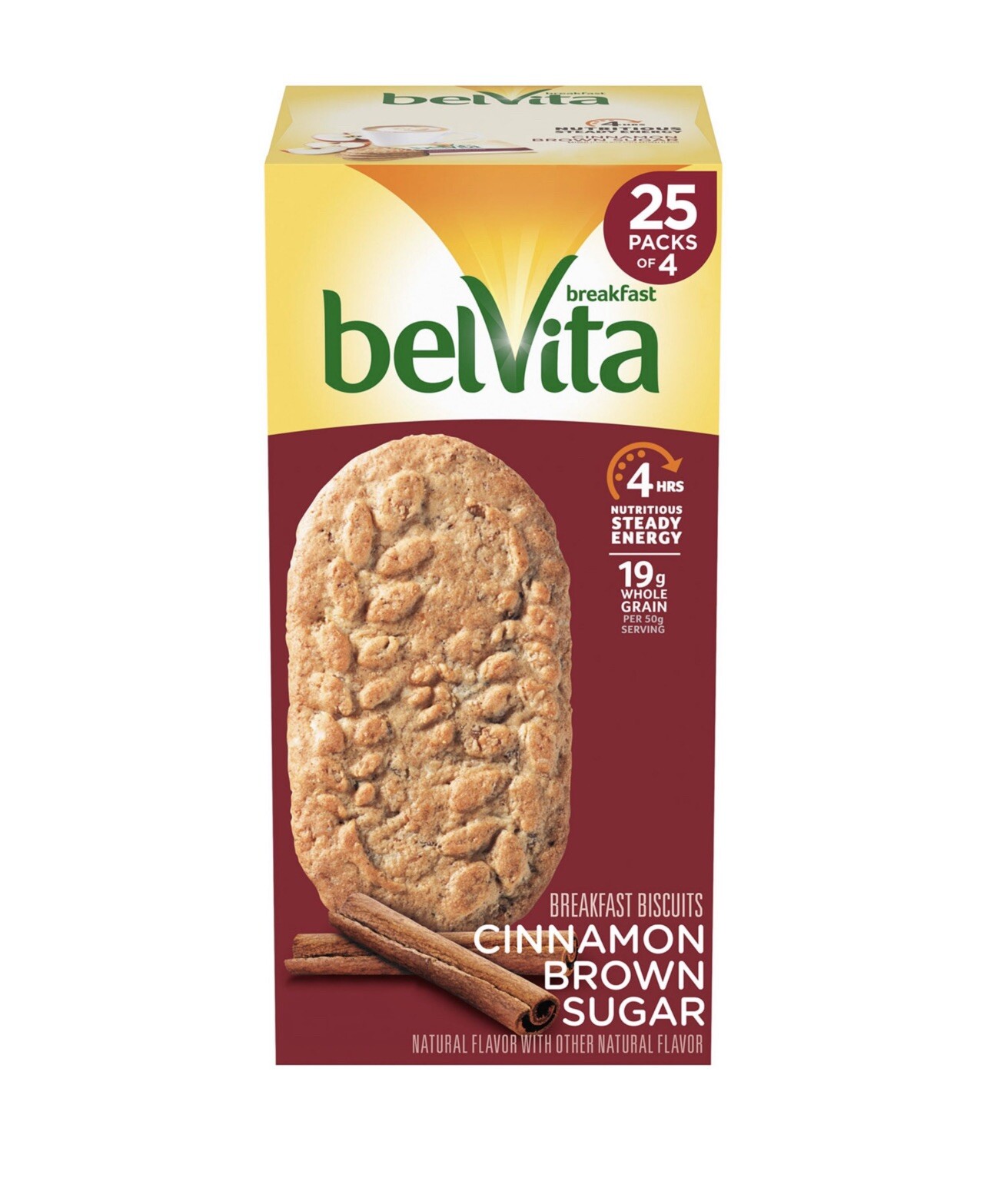 belVita Cinnamon Brown Sugar Breakfast Biscuits (25 pk.)-