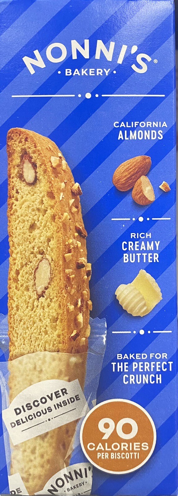 5x Nonni’s Bakery Originali Biscotti Nonnis Made with Real Almonds 5.52oz 5 PACK