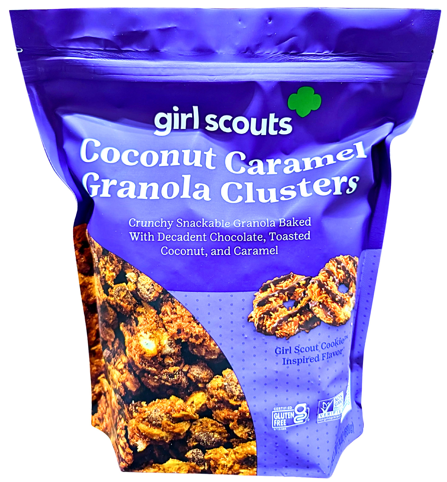 Girl Scouts Granola Coconut Caramel 24 Ounce Bag EXP 11/2026