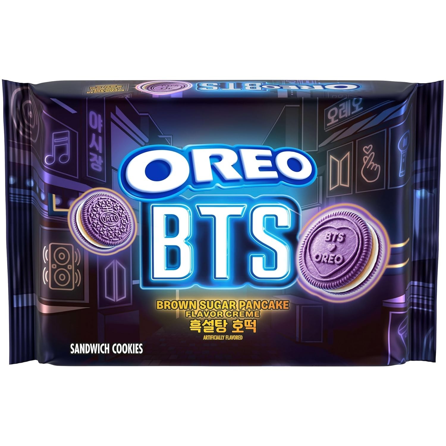 OREO X BTS BROWN SUGAR PANCAKE PURPLE COOKIES LIMITED ED. IN HAND & FAST SHIP!!!