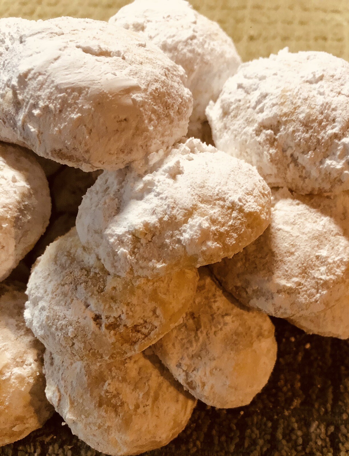 Vanilla Wedding Ball Cookies / Tea Cake Cookies No Nuts 1 Lb Italian Favorite!