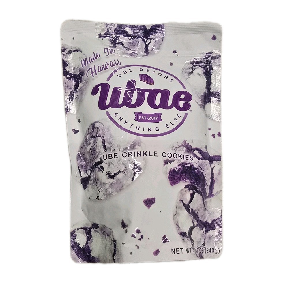 Ubae Ube Crinkle Cookies Made In Hawaii