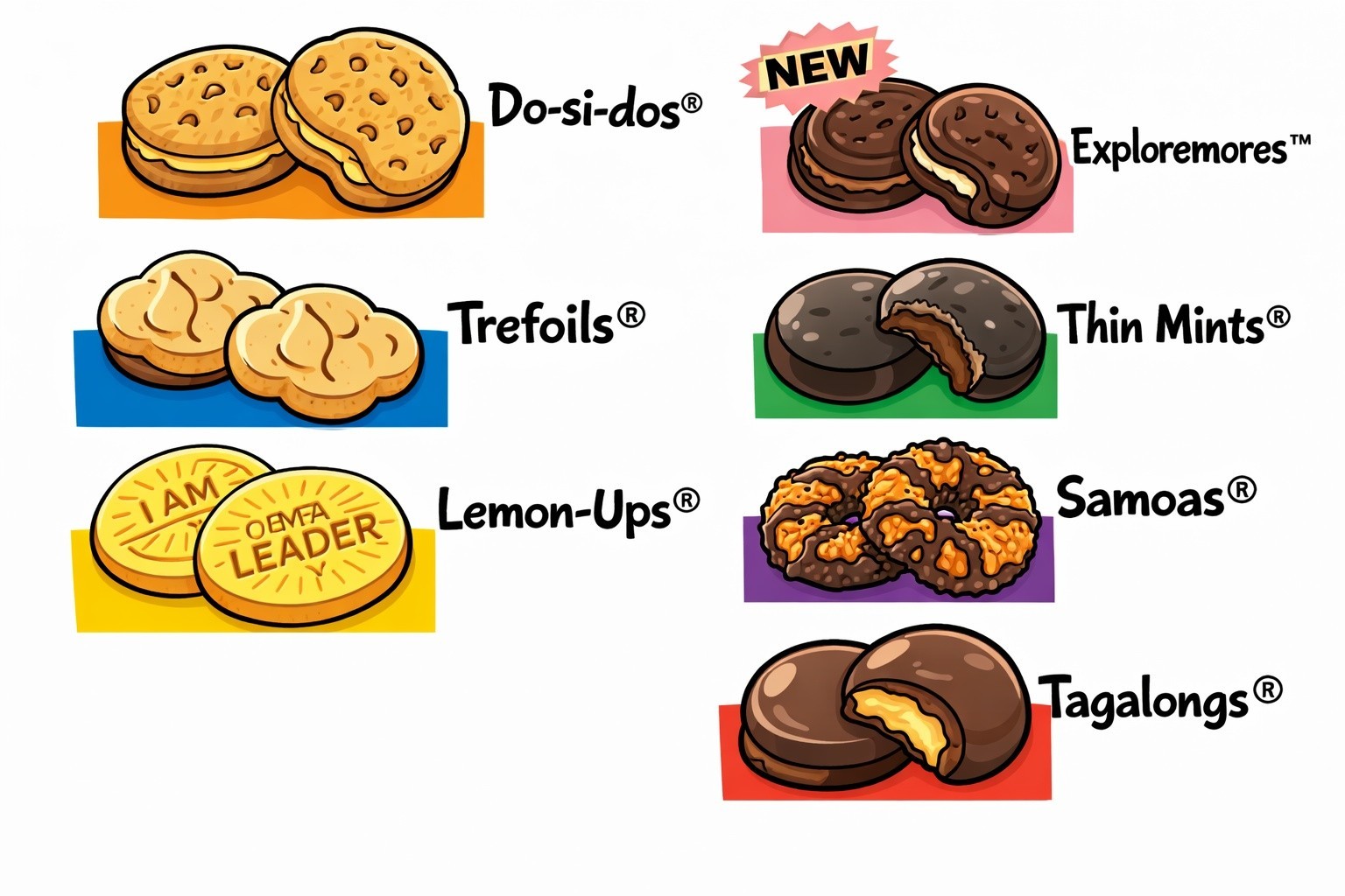 2025-26 Girl Scout Cookies for $5