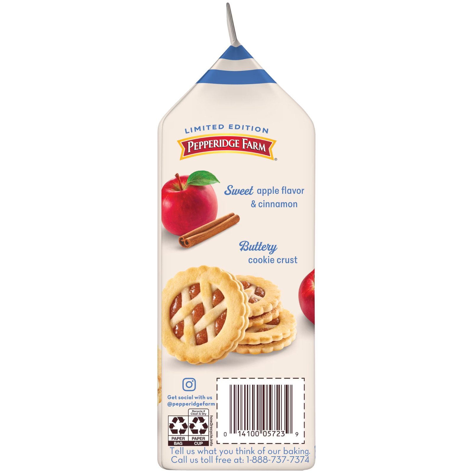 Pepperidge Farm Maggie’s Apple Pie Cookies, 8.2 oz Bag