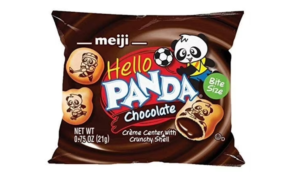 Meiji Hello Panda Cookies, Chocolate Crème Filled – 10 Bags – 0.75oz
