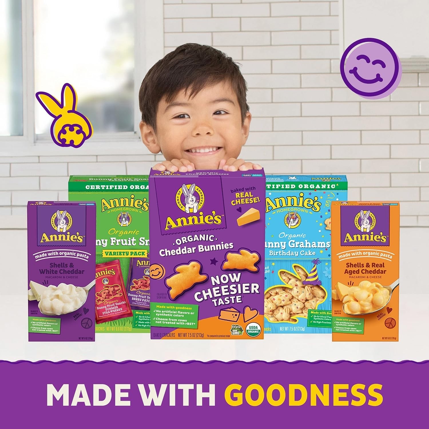 Organic Birthday Cake Graham Snacks by Annie’s, 12-Pack