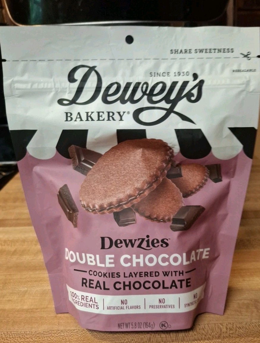 Dewey’s Bakery Dewzies Double Chocolate 5.8 oz Exp 8/16/2026