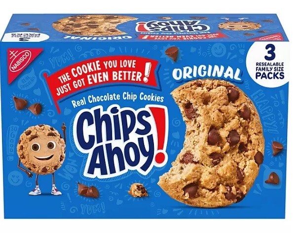 CHIPS AHOY! Chocolate Chip Cookies, Family Size, 18.2 oz., 3 pk.