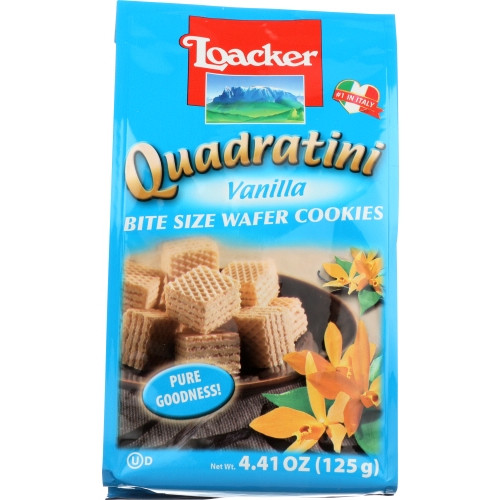 Small Quadratini Vanilla 4.41 Oz(Case Of 6) By Loacker