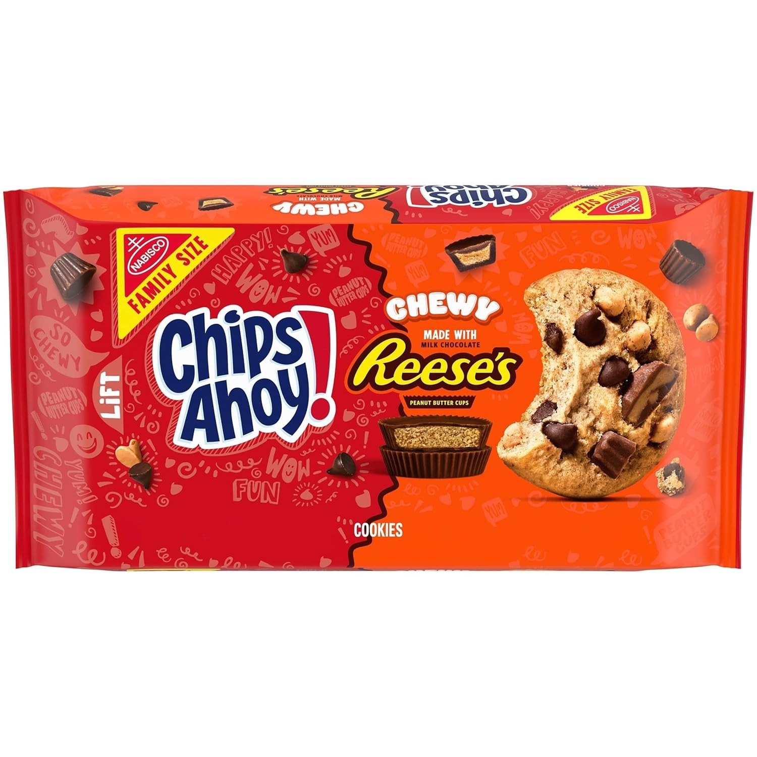 Soft and Chewy Chocolate Chip Cookies with Reese’s Peanut Butter Cups, 14.25 oz