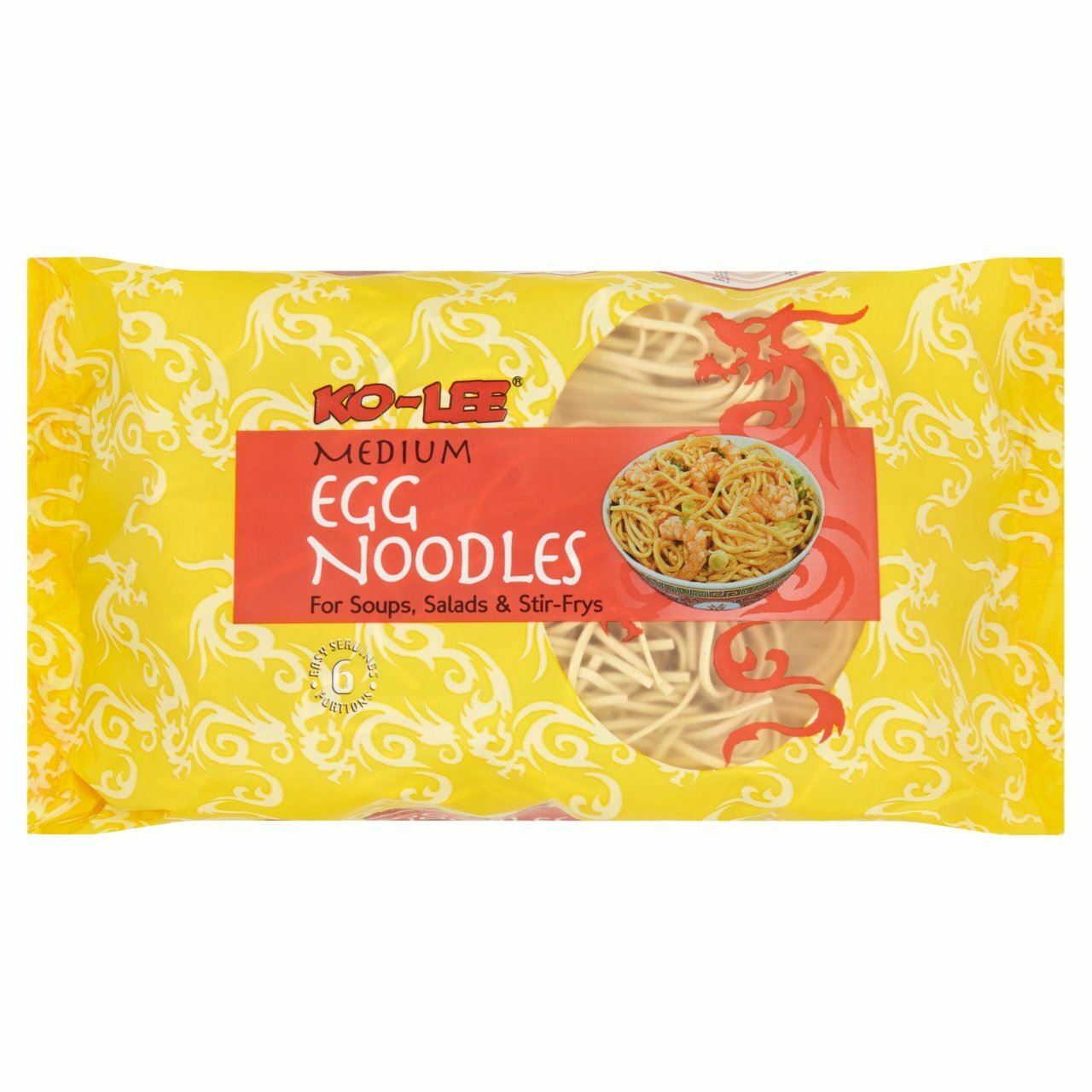 Ko-Lee – Medium Egg Noodles – For Soups, Salads & Stir-Frys – 375g – (pack of 2)