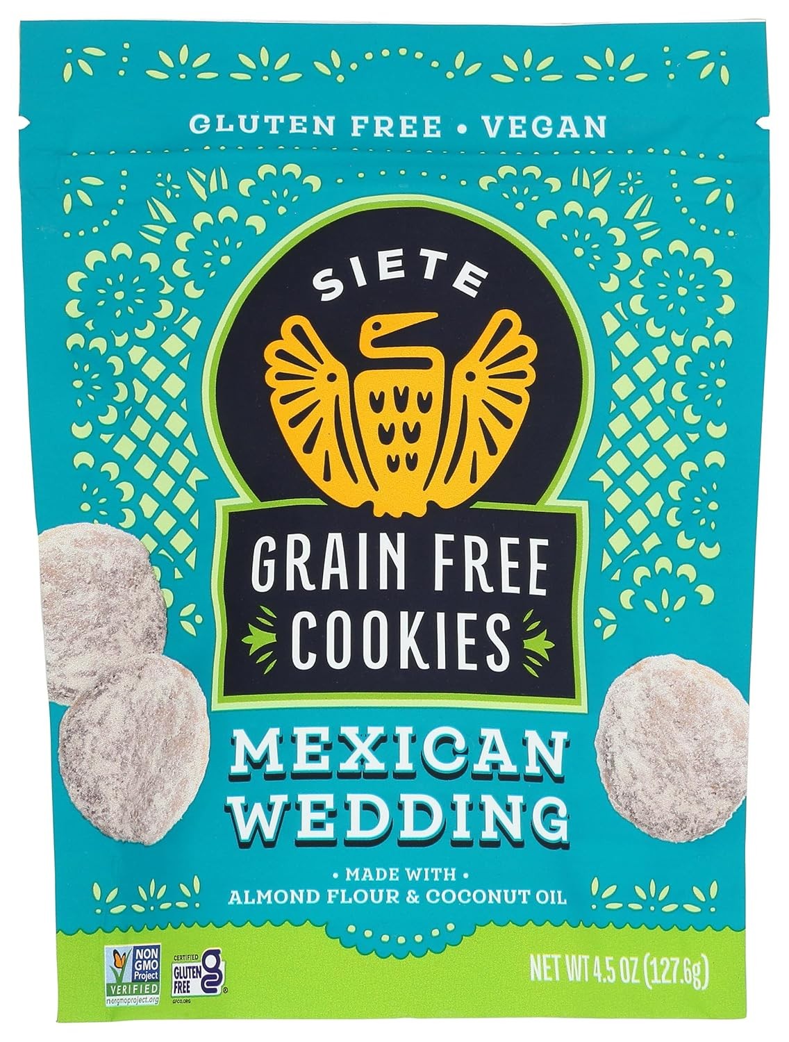 Siete Grain Free Mexican Wedding Cookies 4.5 oz