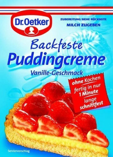 Dr.Oetker Backfest Puddingcreme VANILLA – Pastry filling-40g- FREE SHIPPING