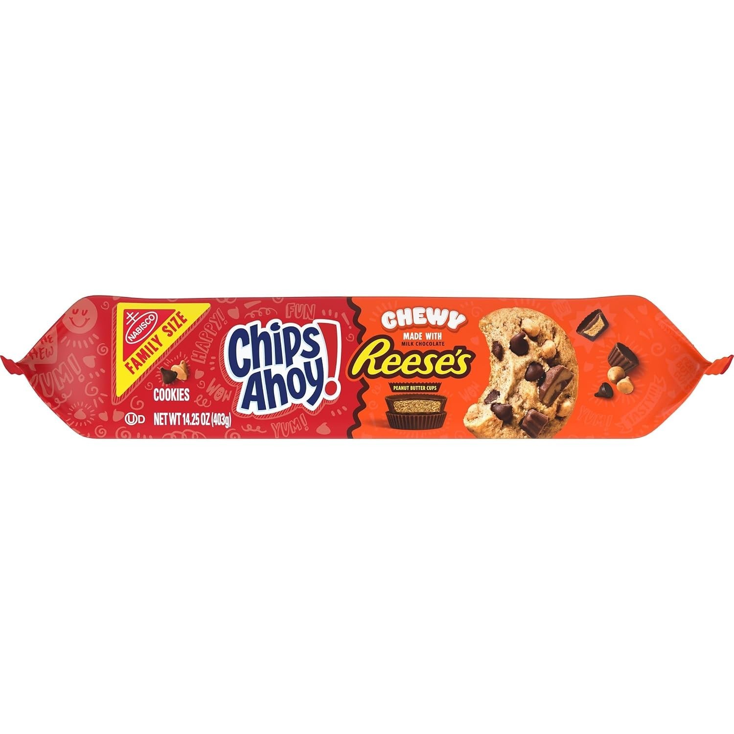Family Size Chewy Chocolate Chip Cookies with Reese’s Cups – 14.25 oz Delight