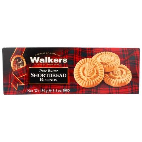 Shortbread Round Cookies 5.3 Oz(Case Of 12) By Walkers