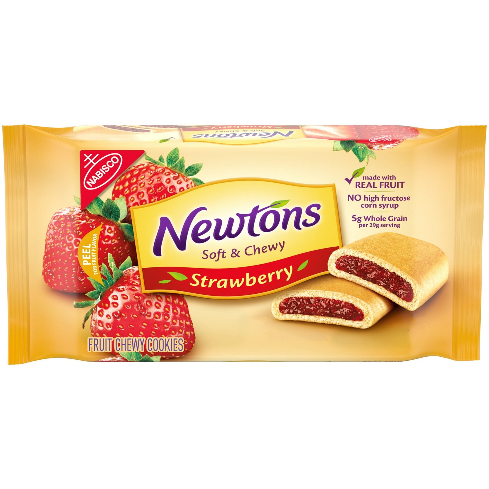 2 Pack Newtons Soft & Fruit Chewy Strawberry Cookies, (Strawberry Bars), 10 oz
