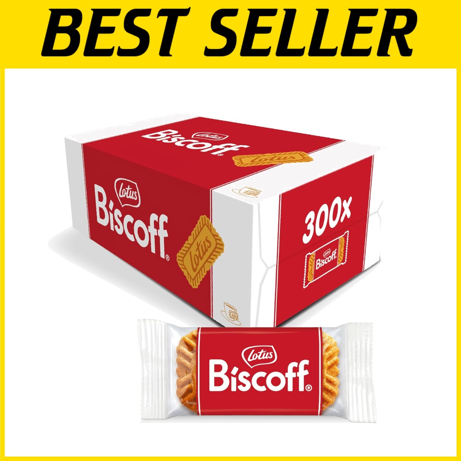 Crunchy Belgian Biscoff Cookies – 300 Individually Wrapped