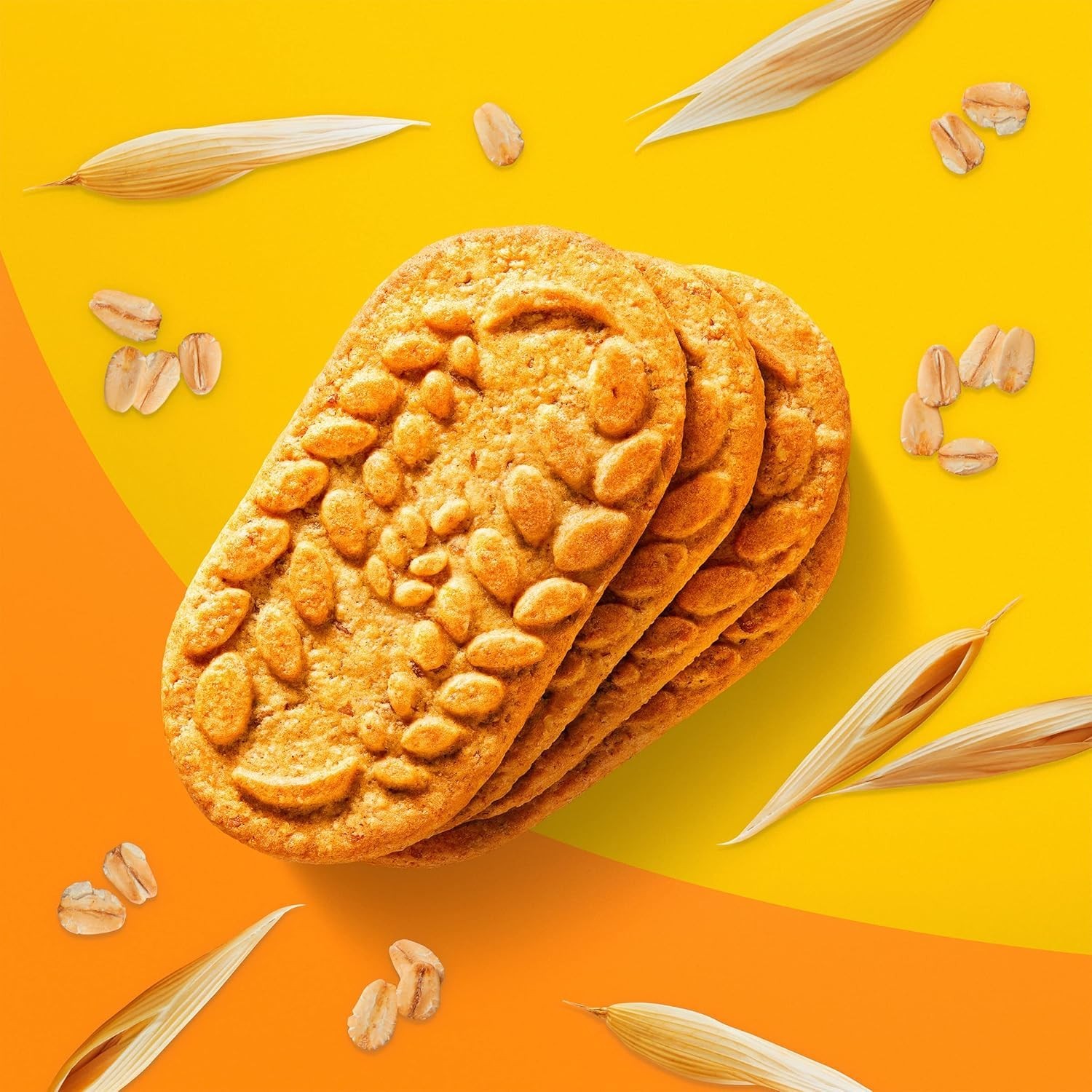 Breakfast Bars Biscuits, Golden Oat, Value Pack, 12 Packs 4 Biscuits Per Pack