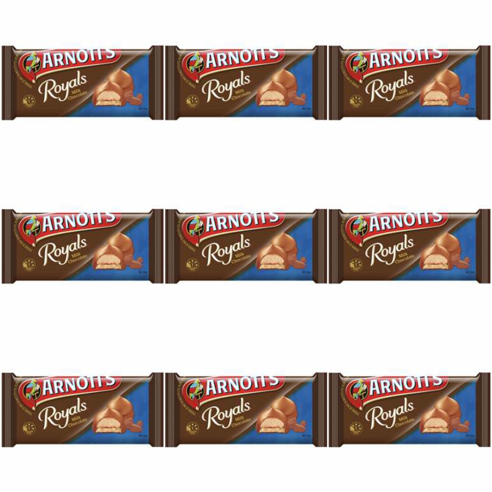 Arnott’s Royals Milk Chocolate 200g X 9 | FRESH STOCK ALWAYS | EXPRESS SHIPPING