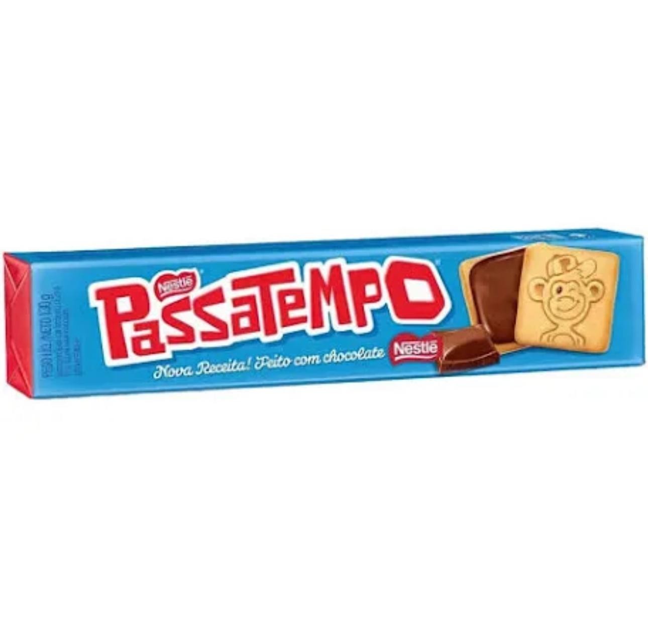 Nestlé Passatempo Chocolate Filled Cookies 130g Brazilian Snack