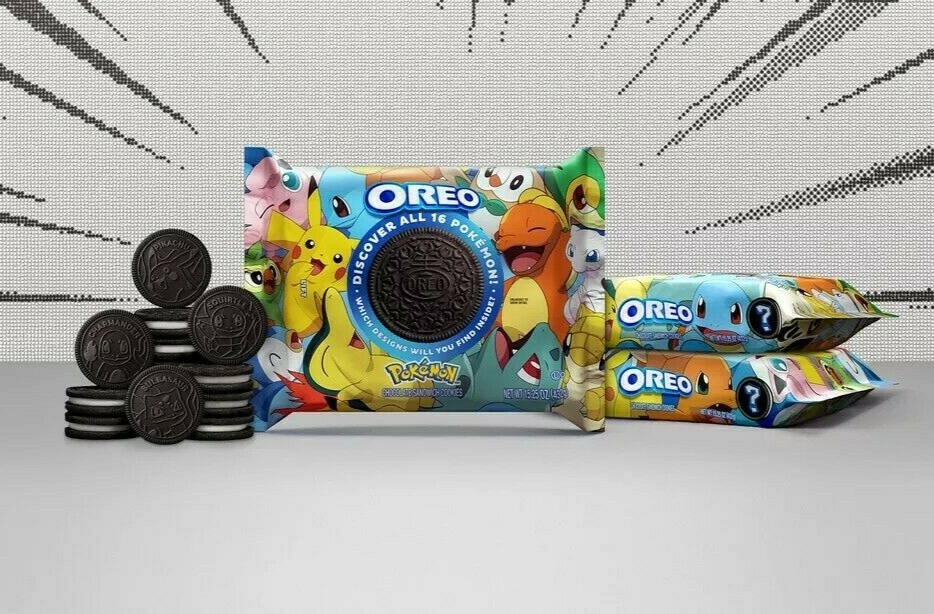 NIB Oreo Pokemon Limited Edition Family Size – 15.25oz (1 package)