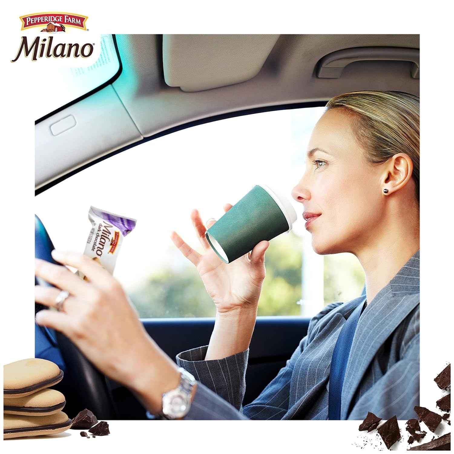 Indulgent Milano Dark Chocolate Cookies 20 Pack Set Luxurious Flavor