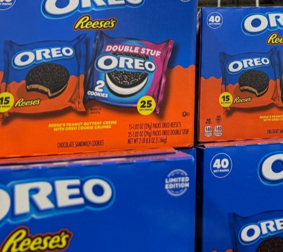 Oreo Reese’s & Double Stuf Cookies Variety Pack 40Ct Packs of 2