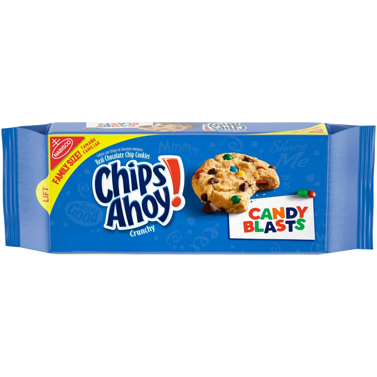 Chips Ahoy! Candy Blast Family Size Cookies, 1 Package (18.9 Oz)