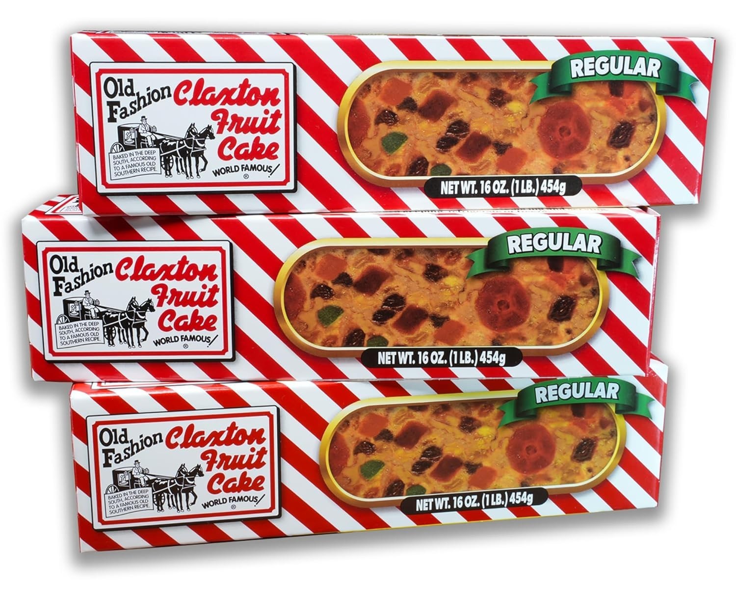 3-Lb. Regular Recipe | Old Fashioned Holiday Fruitcake Packed in Signature Cl…
