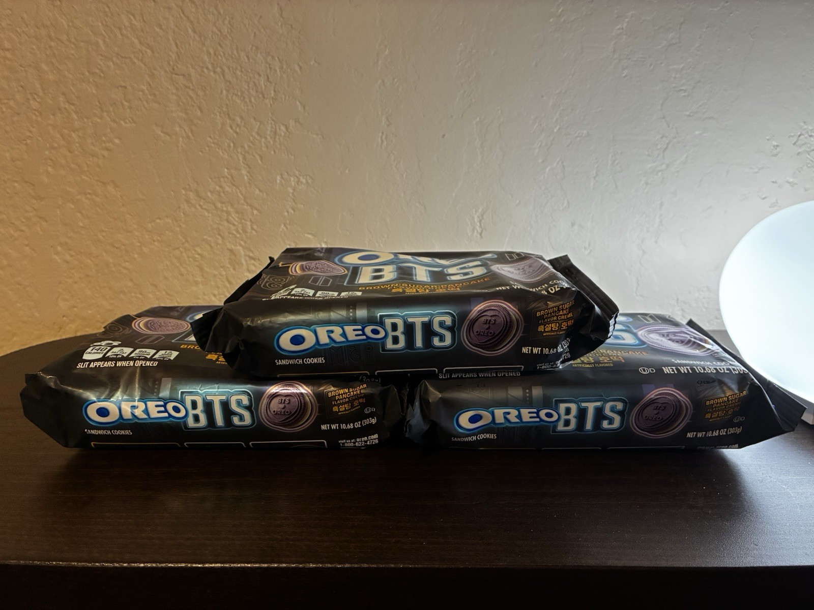 3 PACKS – BTS x Oreo Brown Sugar Pancake Cookies Limited Edition