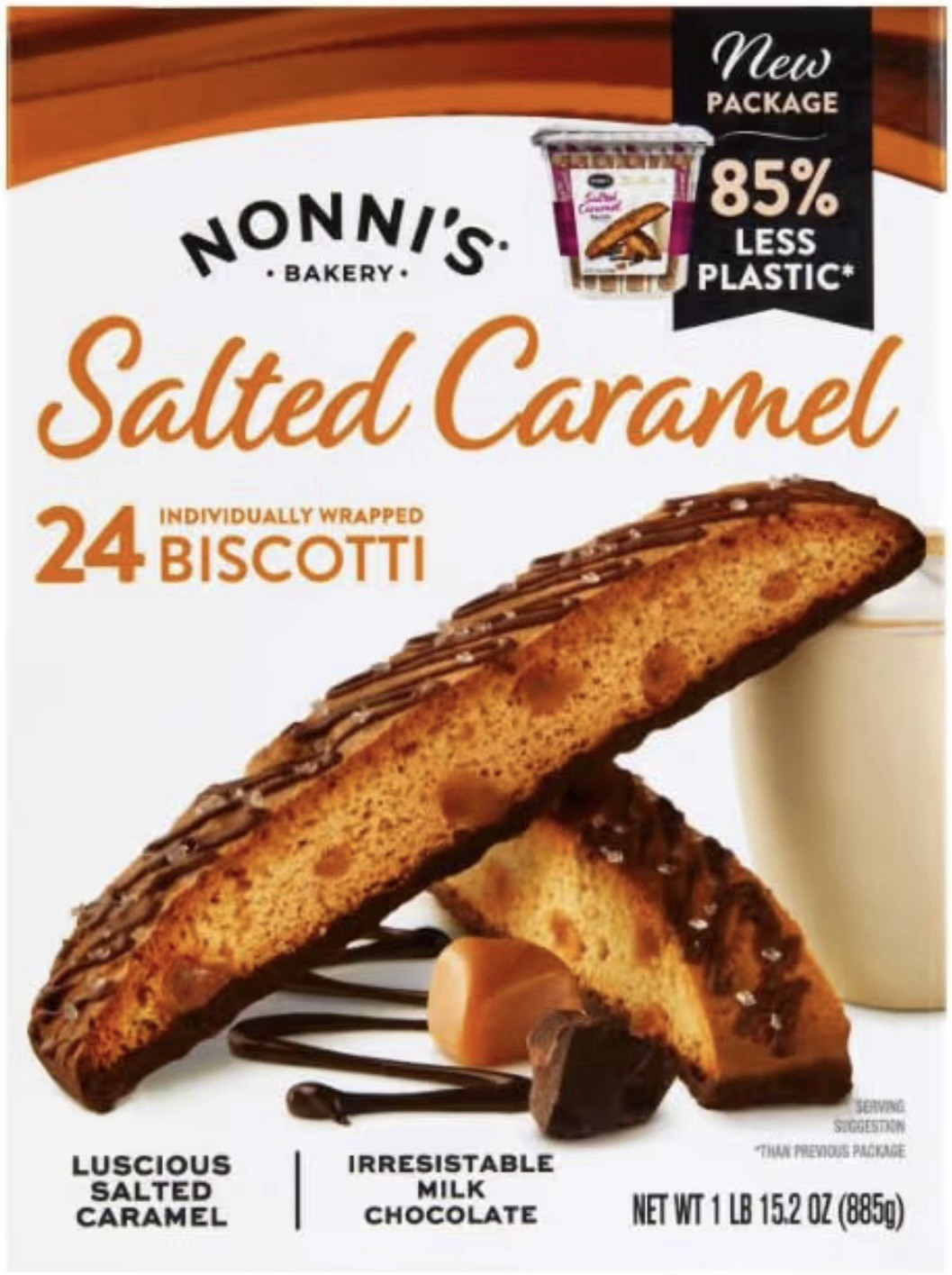 Nonni’s Salted Caramel Biscotti, 24 ct.