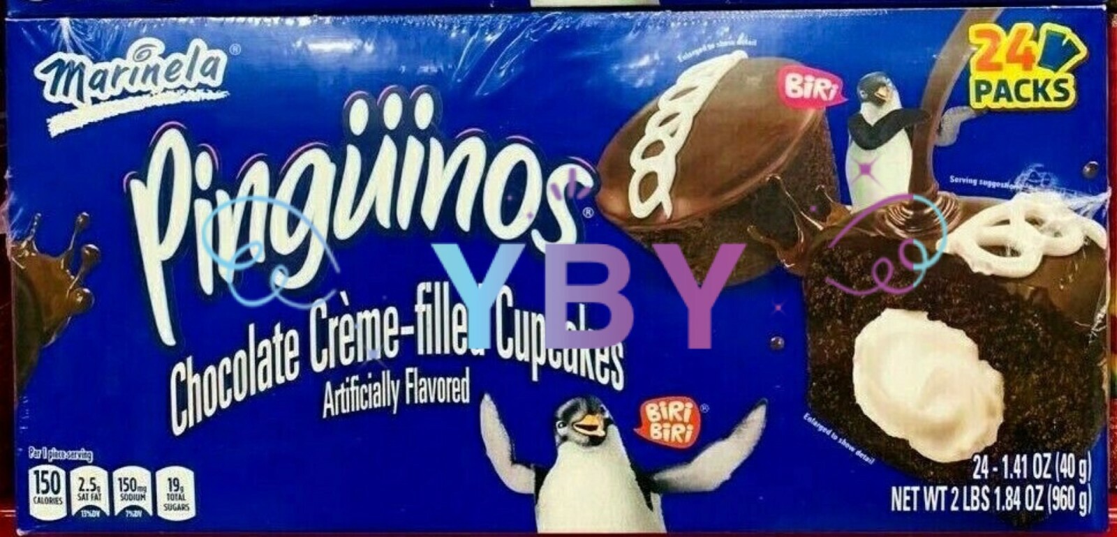 Marinela Pinguinos Chocolate Creme-filled Cupcakes 24 CT 41.86 OZ