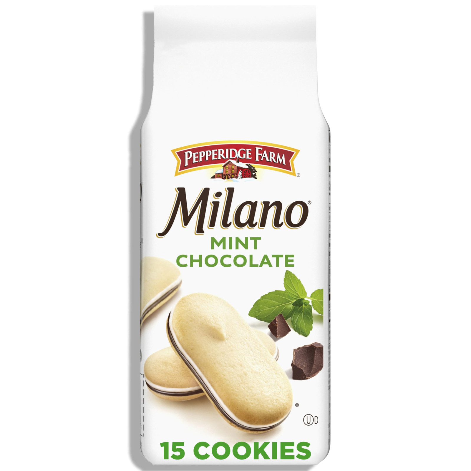 Pepperidge Farm Milano Mint Chocolate Cookies 7 Ounce 15 Cookies Pack