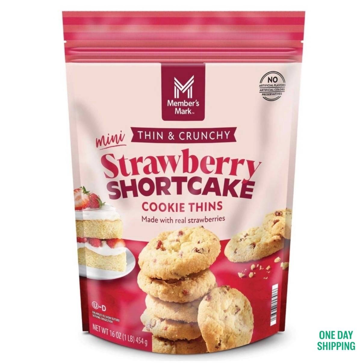 Strawberry Shortcake Cookie Thins Limited Member’s Mark